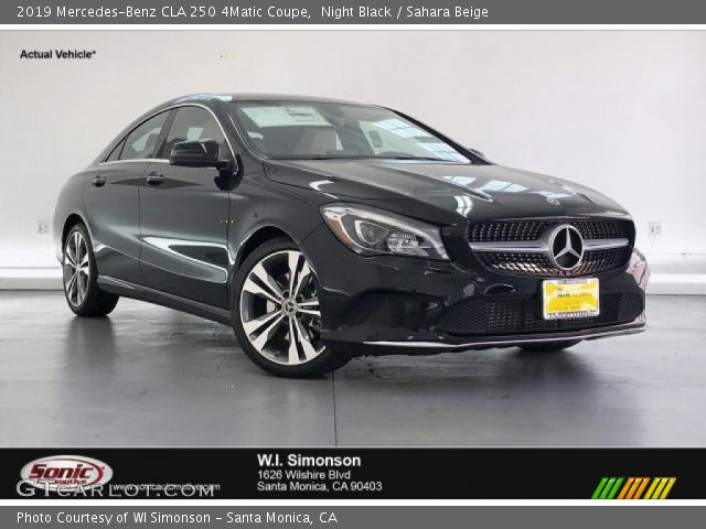 2019 Mercedes-Benz CLA 250 4Matic Coupe in Night Black