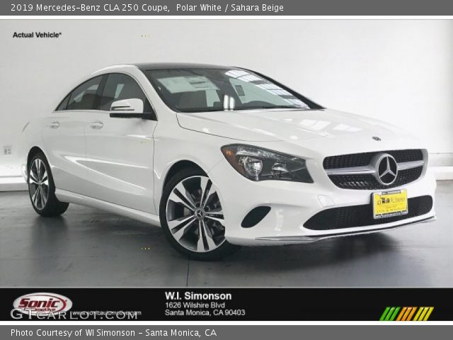 2019 Mercedes-Benz CLA 250 Coupe in Polar White