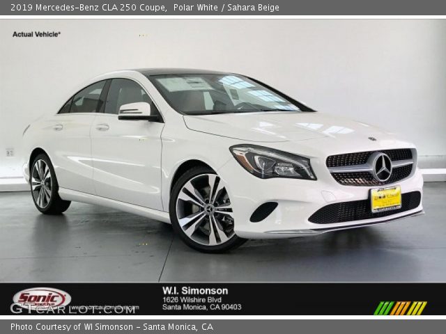 2019 Mercedes-Benz CLA 250 Coupe in Polar White