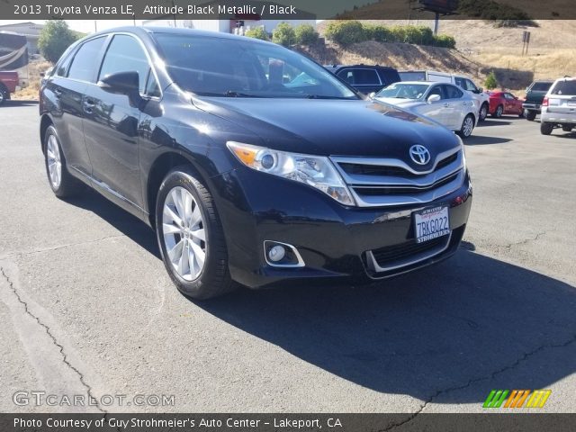 2013 Toyota Venza LE in Attitude Black Metallic