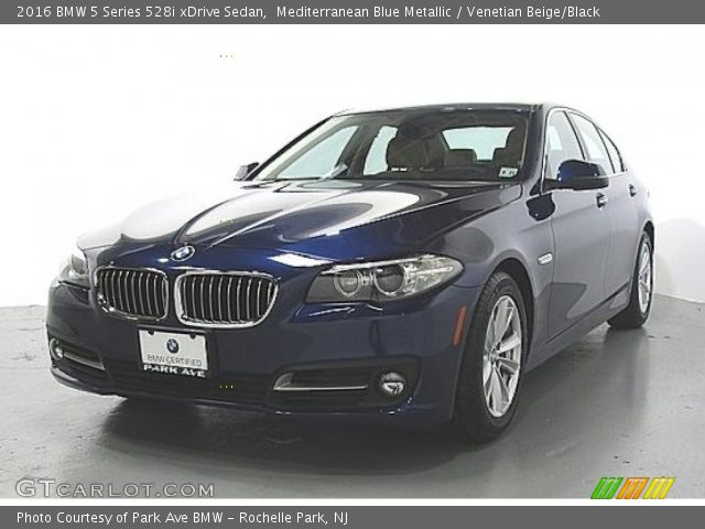 2016 BMW 5 Series 528i xDrive Sedan in Mediterranean Blue Metallic