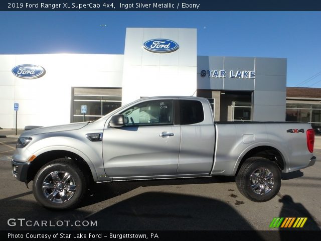 2019 Ford Ranger XL SuperCab 4x4 in Ingot Silver Metallic