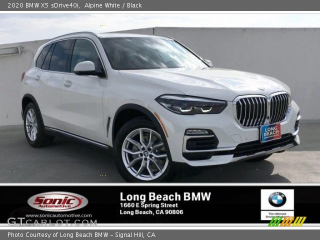 2020 BMW X5 sDrive40i in Alpine White