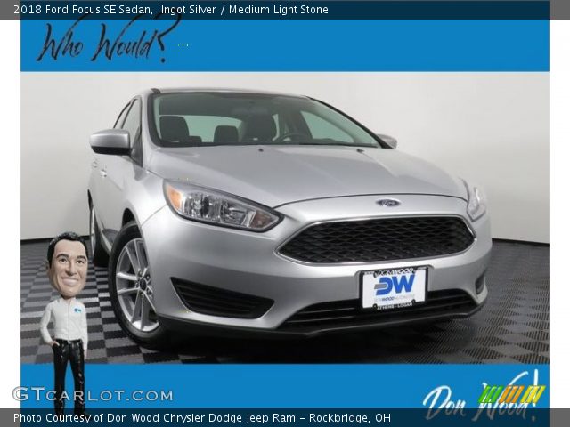 2018 Ford Focus SE Sedan in Ingot Silver