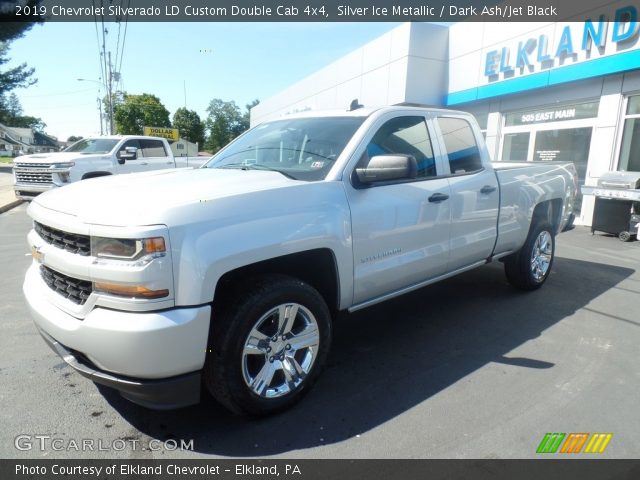 2019 Chevrolet Silverado LD Custom Double Cab 4x4 in Silver Ice Metallic