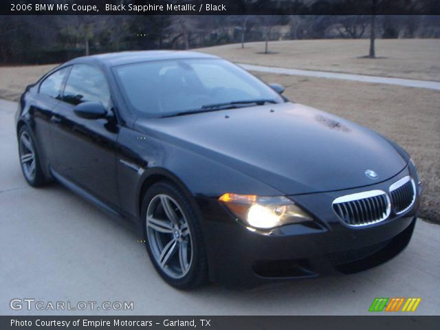 2006 BMW M6 Coupe in Black Sapphire Metallic