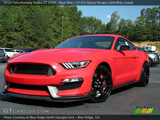 2019 Ford Mustang Shelby GT350R in Race Red