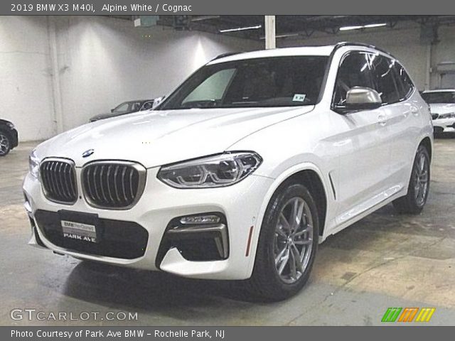 2019 BMW X3 M40i in Alpine White
