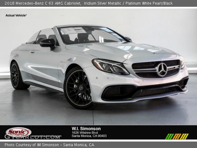 2018 Mercedes-Benz C 63 AMG Cabriolet in Iridium Silver Metallic