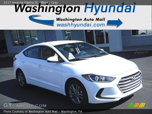 2017 Hyundai Elantra SE in White