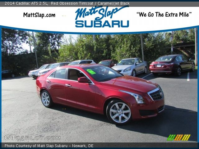 2014 Cadillac ATS 2.5L in Red Obsession Tintcoat