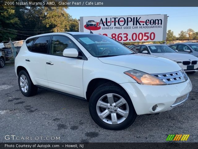2006 Nissan Murano S AWD in Glacier Pearl