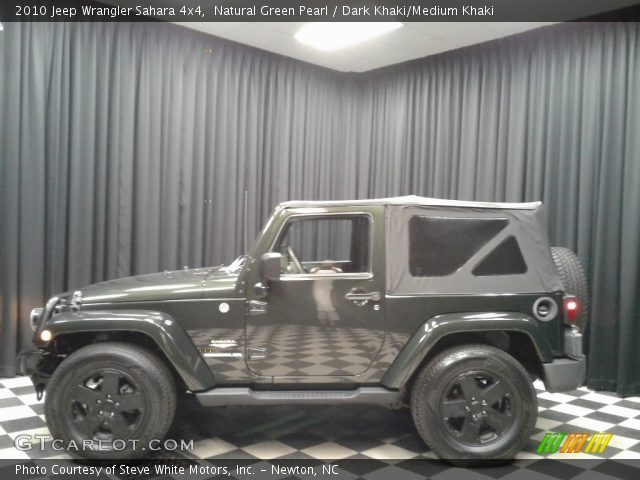 2010 Jeep Wrangler Sahara 4x4 in Natural Green Pearl