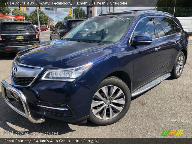 2014 Acura MDX SH-AWD Technology in Fathom Blue Pearl