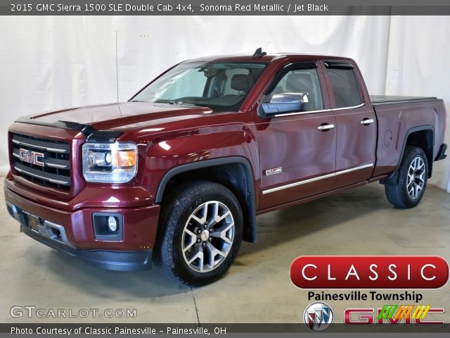 2015 GMC Sierra 1500 SLE Double Cab 4x4 in Sonoma Red Metallic