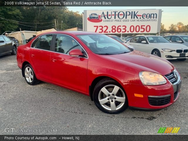 2008 Volkswagen Jetta SE Sedan in Salsa Red