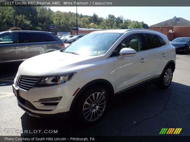 2017 Lincoln MKC Reserve AWD in White Platinum