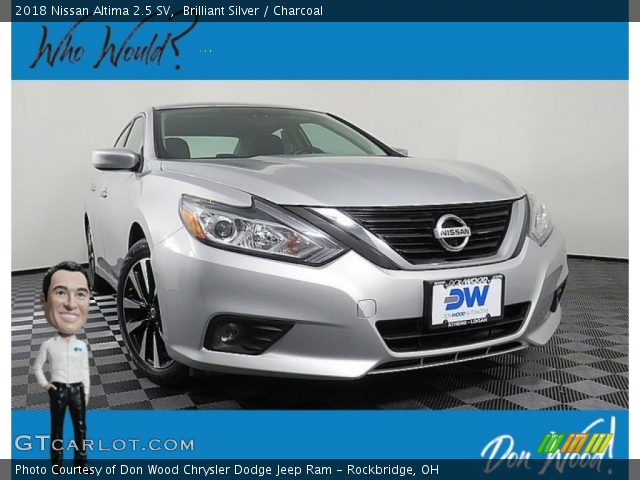 2018 Nissan Altima 2.5 SV in Brilliant Silver