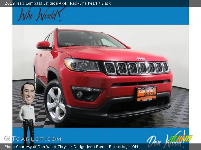 2019 Jeep Compass Latitude 4x4 in Red-Line Pearl