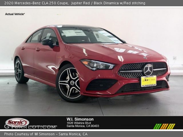 2020 Mercedes-Benz CLA 250 Coupe in Jupiter Red