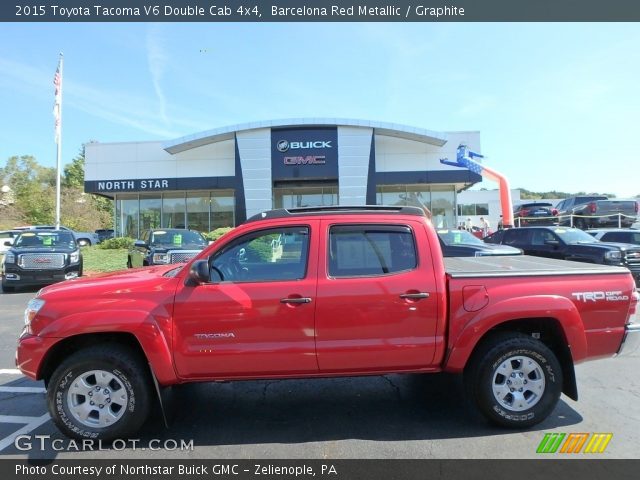 2015 Toyota Tacoma V6 Double Cab 4x4 in Barcelona Red Metallic