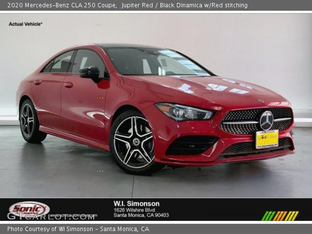 2020 Mercedes-Benz CLA 250 Coupe in Jupiter Red