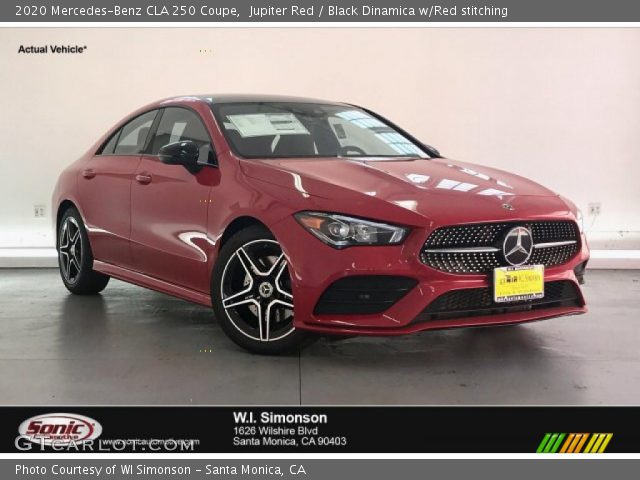 2020 Mercedes-Benz CLA 250 Coupe in Jupiter Red