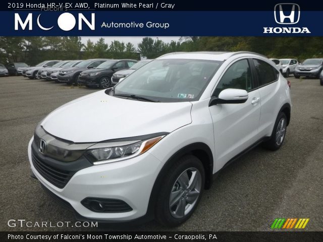 2019 Honda HR-V EX AWD in Platinum White Pearl