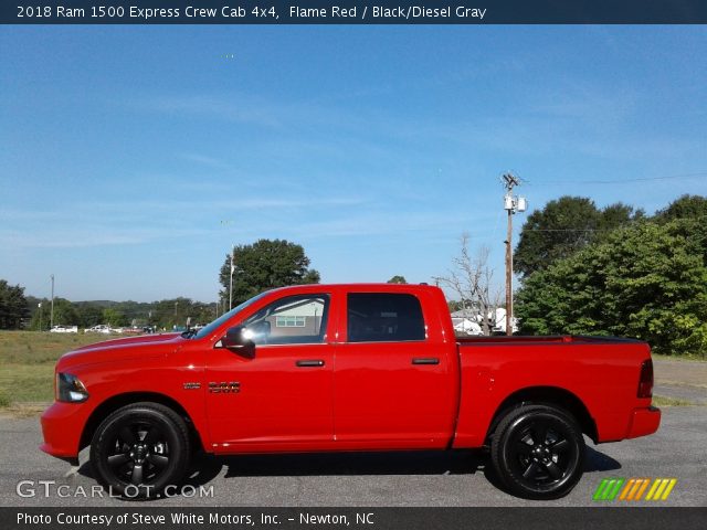 2018 Ram 1500 Express Crew Cab 4x4 in Flame Red