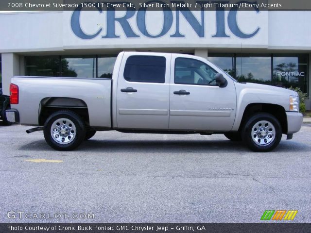 2008 Chevrolet Silverado 1500 LT Crew Cab in Silver Birch Metallic