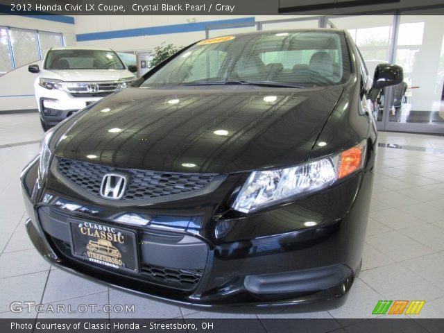 2012 Honda Civic LX Coupe in Crystal Black Pearl