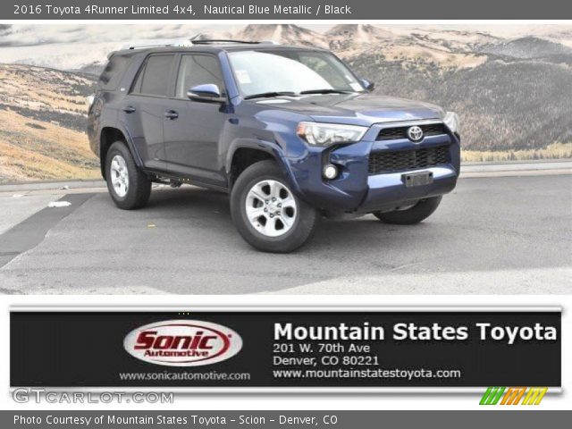 2016 Toyota 4Runner Limited 4x4 in Nautical Blue Metallic