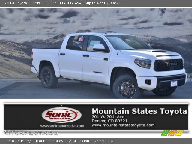 2019 Toyota Tundra TRD Pro CrewMax 4x4 in Super White