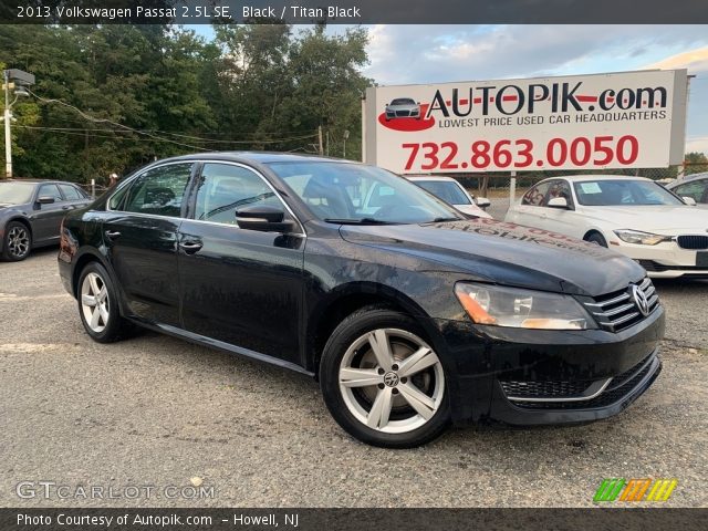 2013 Volkswagen Passat 2.5L SE in Black