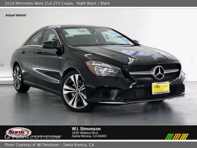 2019 Mercedes-Benz CLA 250 Coupe in Night Black