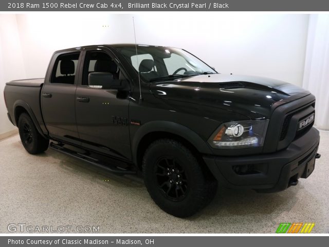 2018 Ram 1500 Rebel Crew Cab 4x4 in Brilliant Black Crystal Pearl