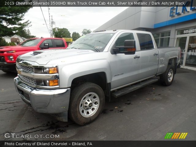 2019 Chevrolet Silverado 3500HD Work Truck Crew Cab 4x4 in Silver Ice Metallic