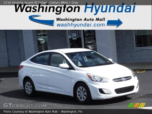 2016 Hyundai Accent SE Sedan in Century White