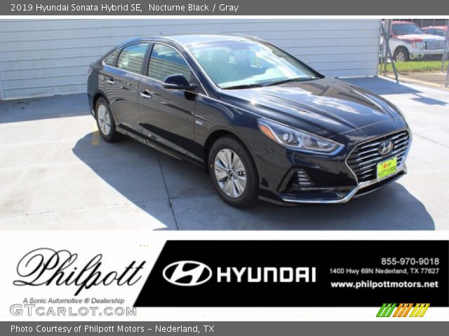 2019 Hyundai Sonata Hybrid SE in Nocturne Black