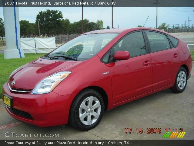 2007 Toyota Prius Hybrid in Barcelona Red Metallic