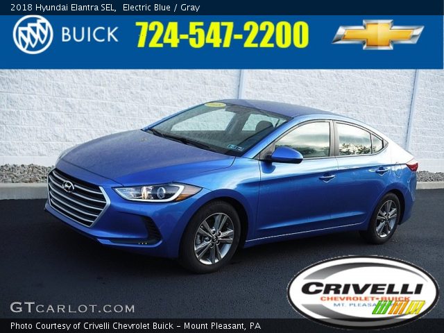 2018 Hyundai Elantra SEL in Electric Blue