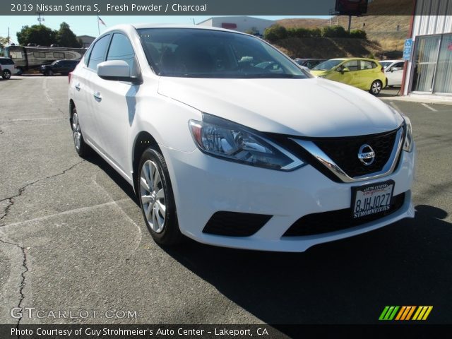 2019 Nissan Sentra S in Fresh Powder