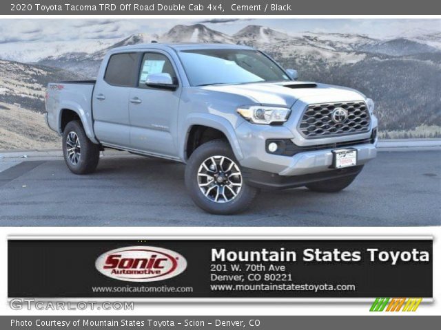2020 Toyota Tacoma TRD Off Road Double Cab 4x4 in Cement