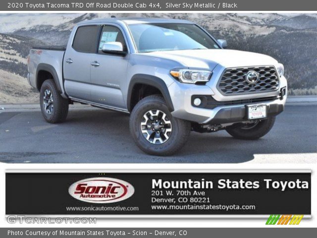 2020 Toyota Tacoma TRD Off Road Double Cab 4x4 in Silver Sky Metallic
