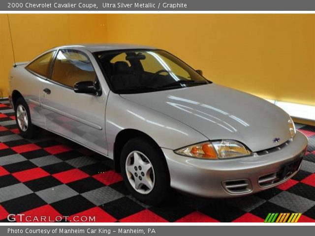 2000 Chevrolet Cavalier Coupe in Ultra Silver Metallic