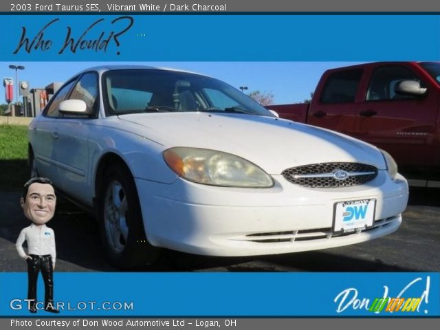 2003 Ford Taurus SES in Vibrant White