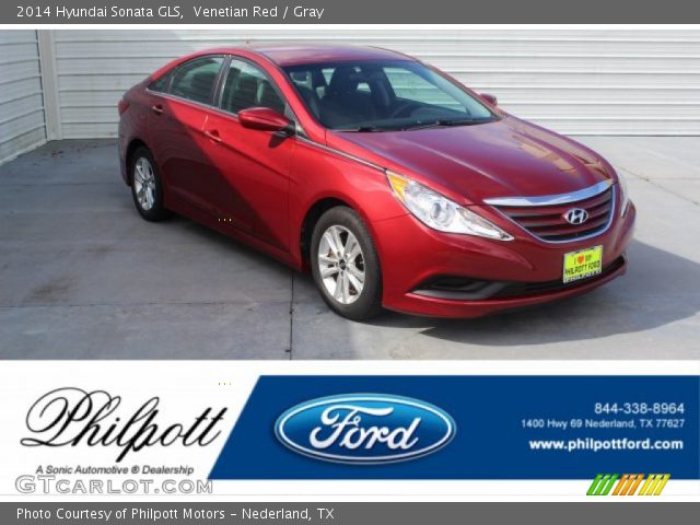 2014 Hyundai Sonata GLS in Venetian Red