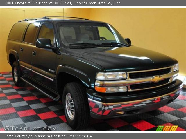 2001 Chevrolet Suburban 2500 LT 4x4 in Forest Green Metallic