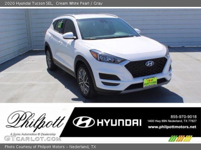 2020 Hyundai Tucson SEL in Cream White Pearl