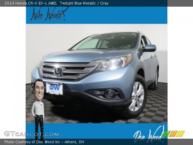 2014 Honda CR-V EX-L AWD in Twilight Blue Metallic